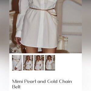 12th Tribe Chain Pearl Belt